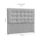 Cabeceira King Kuka Suede Amassado Marrom