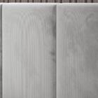 Cabeceira King Laura 1.95 Almofadada Sued Cinza