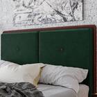 Cabeceira King Lizz - Veludo - Palladium Decor Bege