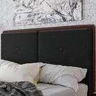 Cabeceira King Lizz - Veludo - Palladium Decor Bege