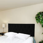 Cabeceira King Luna Suede Liso Preto 195 X 80 Rbl