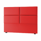 Cabeceira King Megan 195 Cm Suede Vermelho - D A Decor