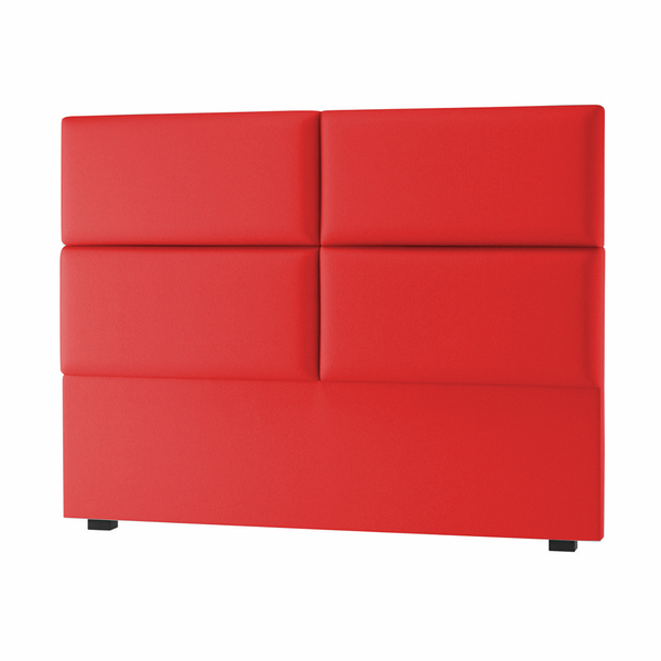Cabeceira King Megan 195 Cm Suede Vermelho - D A Decor