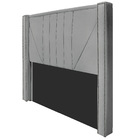 Cabeceira King Minsk P02 195 Cm Para Cama Box Corano - Doce S