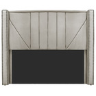 Cabeceira King Minsk P02 195 Cm Para Cama Box Linho - Amarena