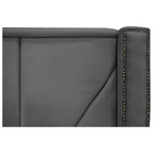 Cabeceira King Minsk P02 195 Cm Para Cama Box Linho - Amarena