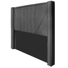 Cabeceira King Minsk P02 195 Cm Para Cama Box Linho - Amarena