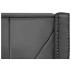 Cabeceira King Minsk P02 195 Cm Para Cama Box Linho - Doce So