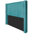 Cabeceira King Minsk P02 195 Cm Para Cama Box Suede - Amarena