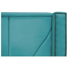 Cabeceira King Minsk P02 195 Cm Para Cama Box Suede - Amarena