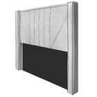 Cabeceira King Minsk P02 195 Cm Para Cama Box Suede - Doce So