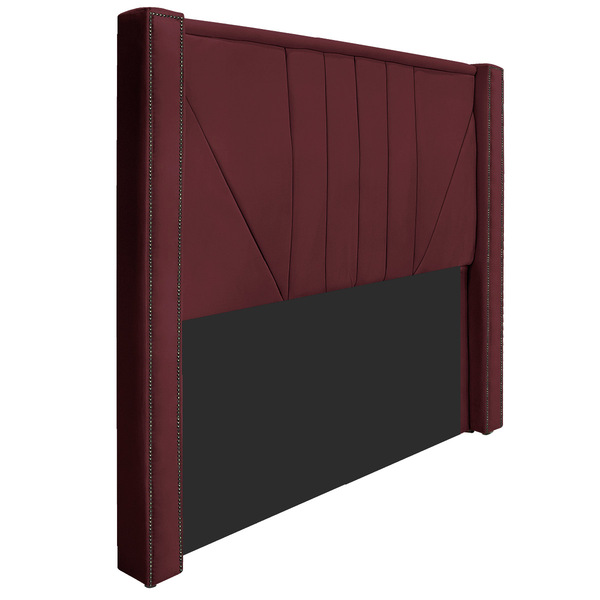 Cabeceira King Minsk P02 195 Cm Para Cama Box Suede - Doce So