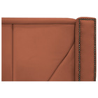 Cabeceira King Minsk P02 195 Cm Para Cama Box Suede - Doce So