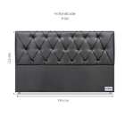 Cabeceira King Murat Cinza