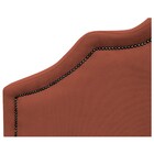 Cabeceira King Orlando P02 195 Cm Para Cama Box Suede - Amare