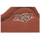 Cabeceira King Orlando P02 195 Cm Para Cama Box Suede - Doce