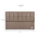 Cabeceira King Piave L Bege