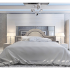 Cabeceira King Provence Diamond Corino Bege 195 X 60