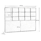 Cabeceira King Size 193cm Para Cama Box Ana Luisa Suede Bege