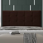 Cabeceira King Size 193cm Para Cama Box Ana Luisa Suede Marro
