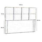 Cabeceira King Size 195cm Cama Box Poliana Rose