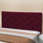 Cabeceira King Size Bony Veludo Vinho 1,95m