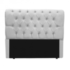 Cabeceira King Size Branca 193cm Estofada Capitone Madrid Par