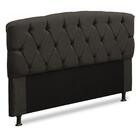 Cabeceira King Size Dubai Veludo Castor 1,95m