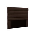 Cabeceira King Size Estofada Suede 195cm La Itáliana  Café