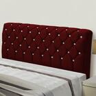 Cabeceira King Size Luxúria Corino Vermelho 1,95m