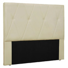 Cabeceira King Size Serena 195cm Veludo - Bege