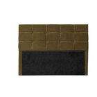 Cabeceira King Size Viena 1 95m Estofado Modulado Suede Marrom