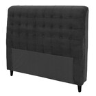 Cabeceira King Size Xangai 195cm Estofada Em Suede Para Cama