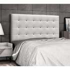 Cabeceira King Sonhare Branco E Preto