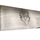 Cabeceira King Suede Estampado Bíblia Painel Cama Box 195 X 60