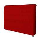 Cabeceira King Tânia 195 Cm Suede Vermelho - D A Decor