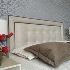 Cabeceira King Veneza Diamond Suede Bege 195 X 60 Cm Rbl