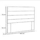 Cabeceira La  Italiana 160 Cm Queen