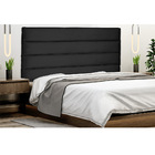 Cabeceira La Italiana Para Cama Box Casal 140 Cm Suede Preto