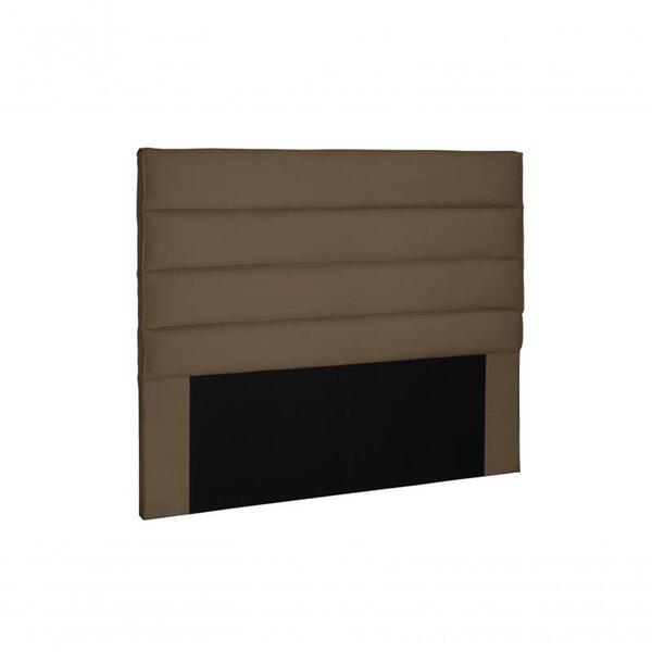 Cabeceira La Italiana Suede Caramelo Queen 160cm Spezzia