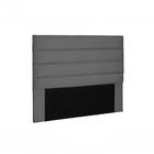 Cabeceira La Italiana Suede Cinza Queen 160cm Spezzia