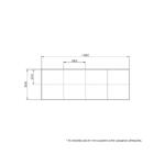 Cabeceira La Vitto Casal Retangular Cor:lona Rústico 4200