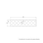 Cabeceira La Vitto King Losango Cor:lona Rústico 4200