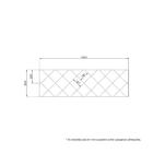 Cabeceira La Vitto Queen Losango Cor:velo Plus 4119