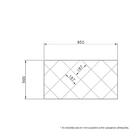 Cabeceira La Vitto Solteiro Losango Cor:velo Plus 4119