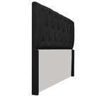 Cabeceira Lara 140 Cm Casal Suede Preto - Amarena Móveis