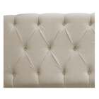 Cabeceira Lara 160 Cm Queen Size Suede Bege - Amarena Móveis