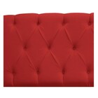 Cabeceira Lara 160 Cm Queen Size Suede Vermelho - Amarena Móv