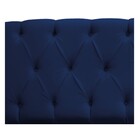 Cabeceira Lara 190 Cm King Size Suede Azul Marinho - Amarena