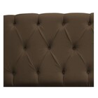 Cabeceira Lara 190 Cm King Size Suede Marrom - Amarena Móveis